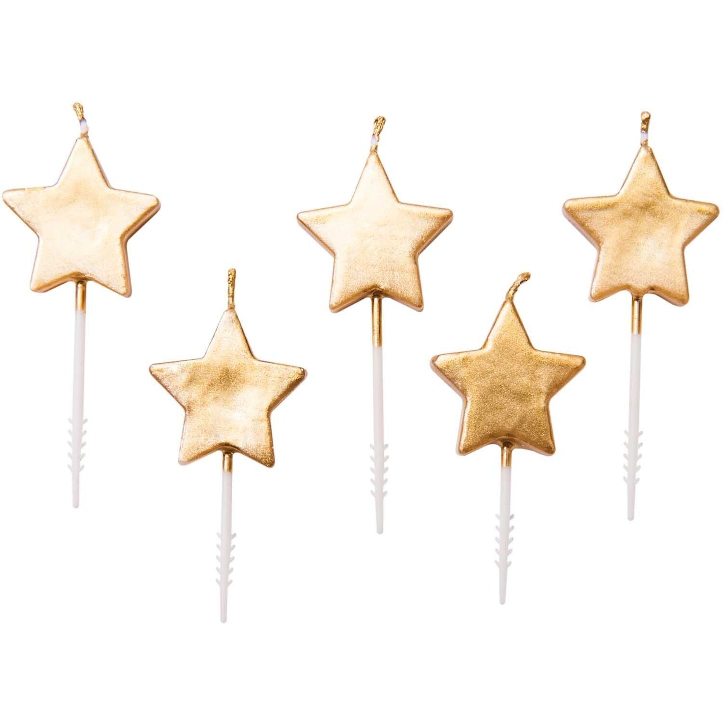 Bougies étoiles - Or