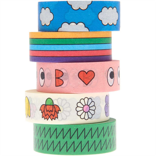 Set de 5 masking tape - Eye candy