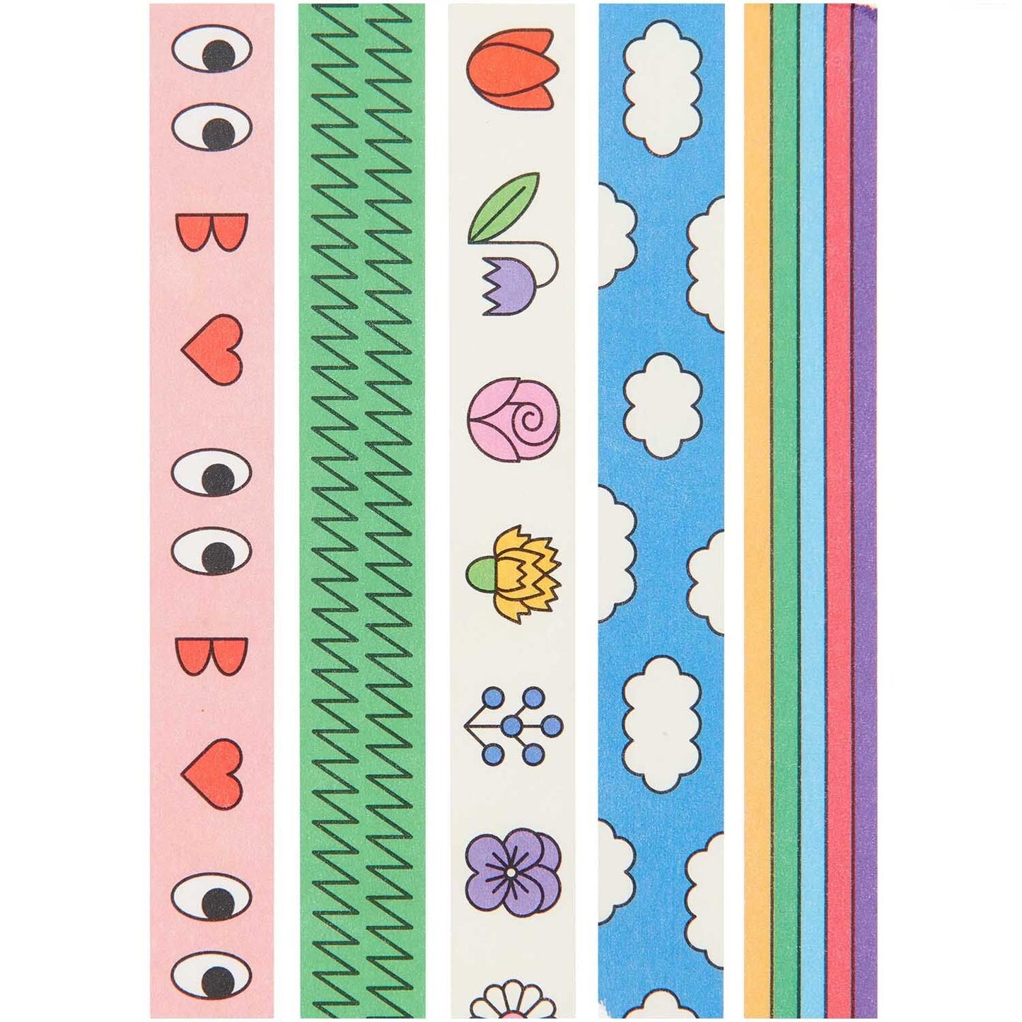 Set de 5 masking tape - Eye candy