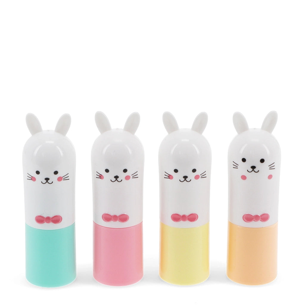 Lot de 4 mini surligneurs - Lapin