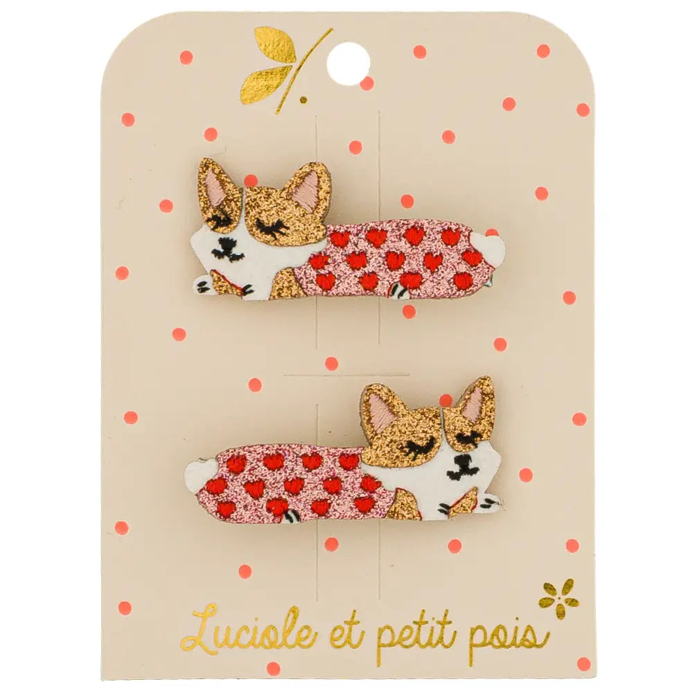 Barrettes Rosie le corgi
