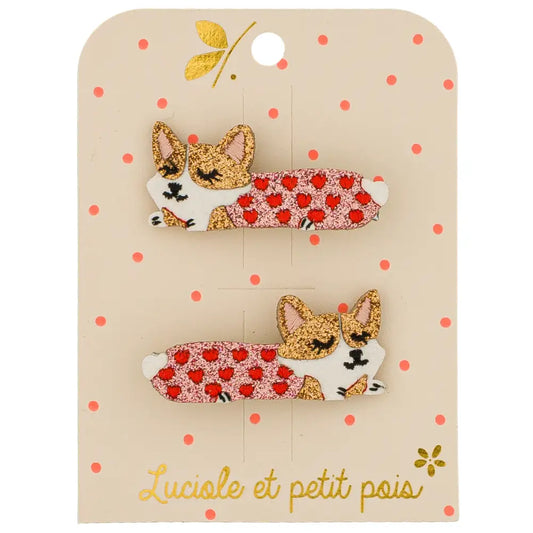 Barrettes Rosie le corgi