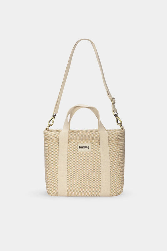 Mini cabas Louise - Tressage nude