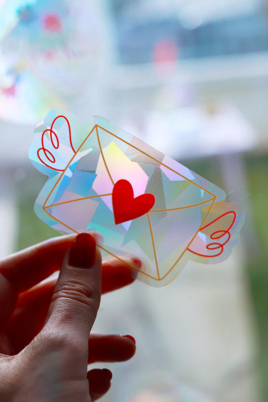 Sticker Suncatcher - Love letter