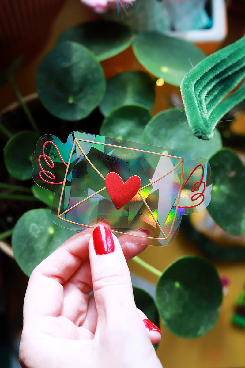 Sticker Suncatcher - Love letter