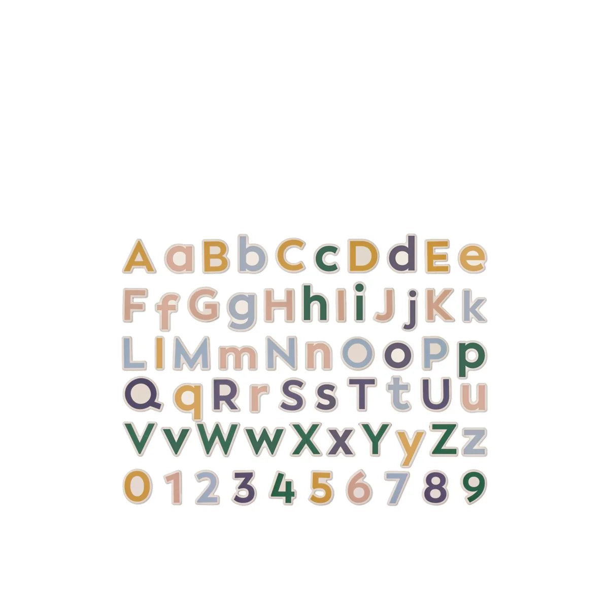 Magnets Vento - Alphanumeric / sandy multi
