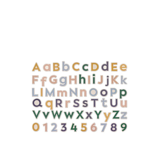 Magnets Vento - Alphanumeric / sandy multi