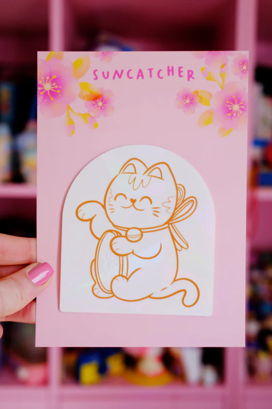 Sticker Suncatcher - Maneki neko