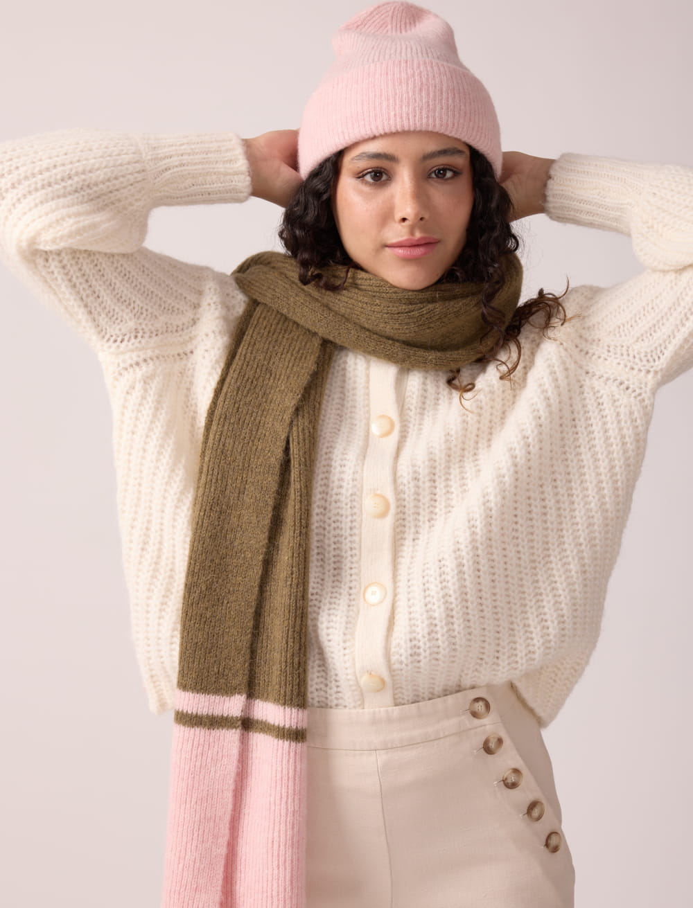 Bonnet Woody - Baby pink