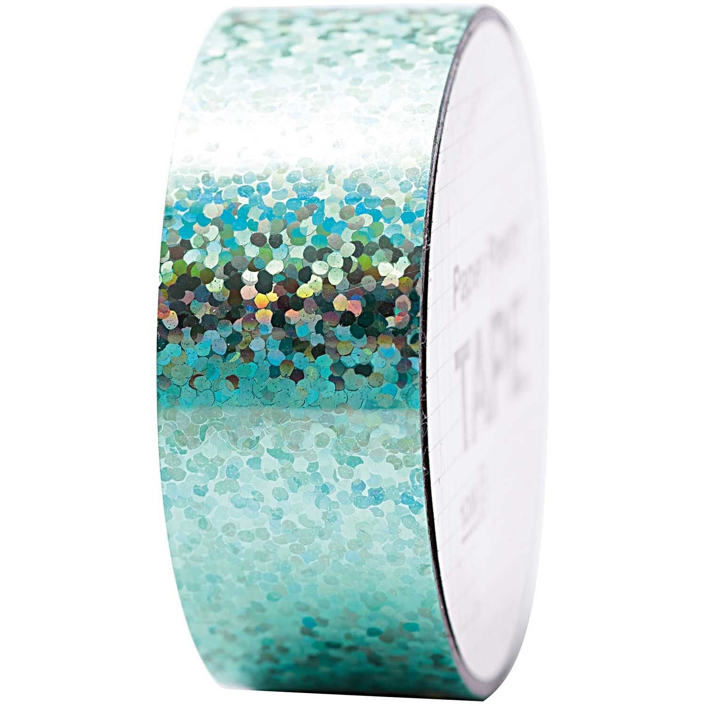 Masking tape holographique turquoise