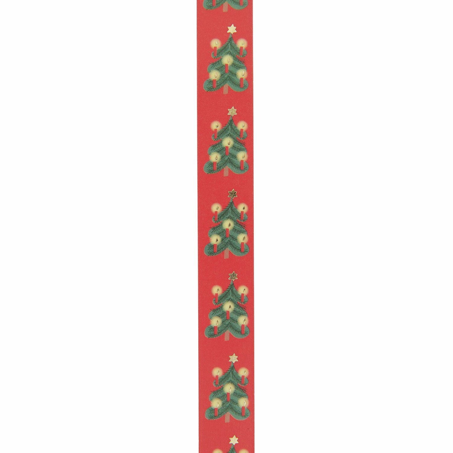 Masking tape sapins de Noël - Rouge