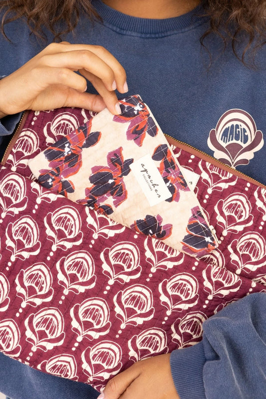 Mini pochette Mana - Violeta macadamia