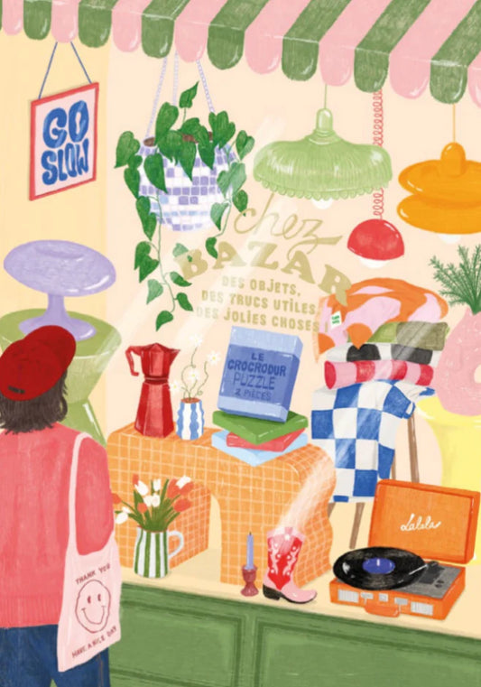 Mini puzzle Le lèche vitrine