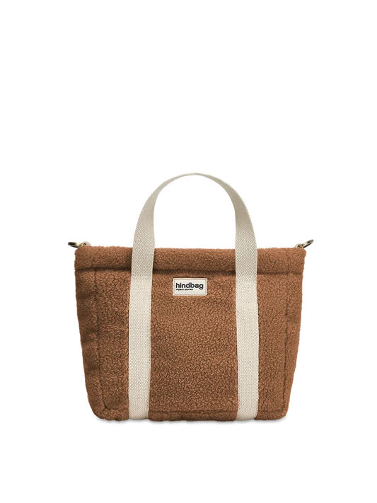 Mini cabas Louise - Teddy brun