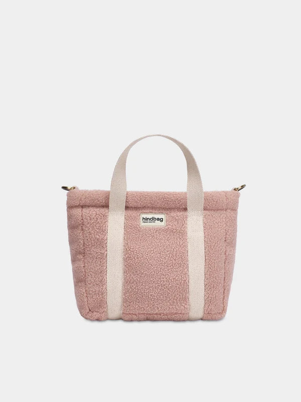 Mini cabas Louise - Teddy rose poudré