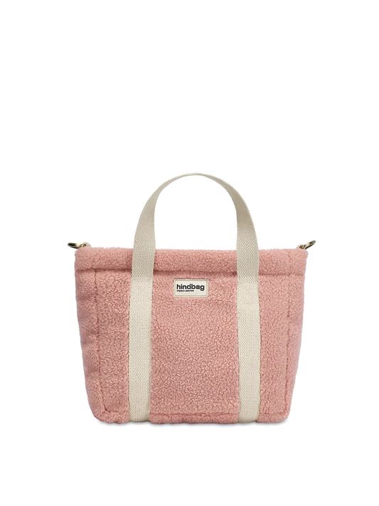 Mini cabas Louise - Teddy rose poudré