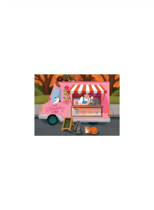 Mini puzzle Cat food truck