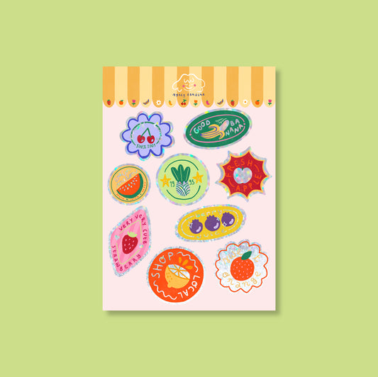 Planche de stickers - Labels