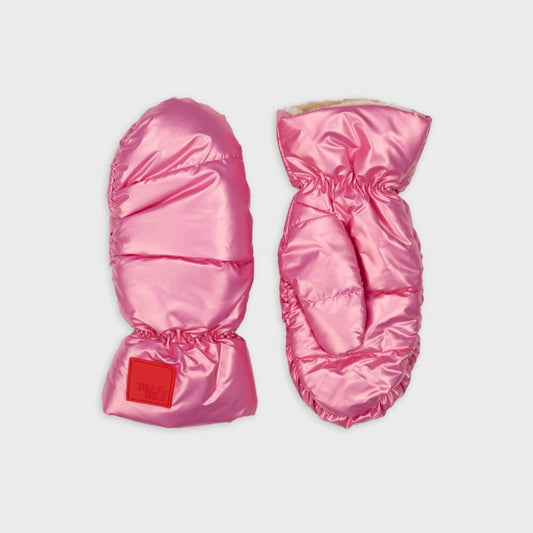 Moufles - Rose métallisé