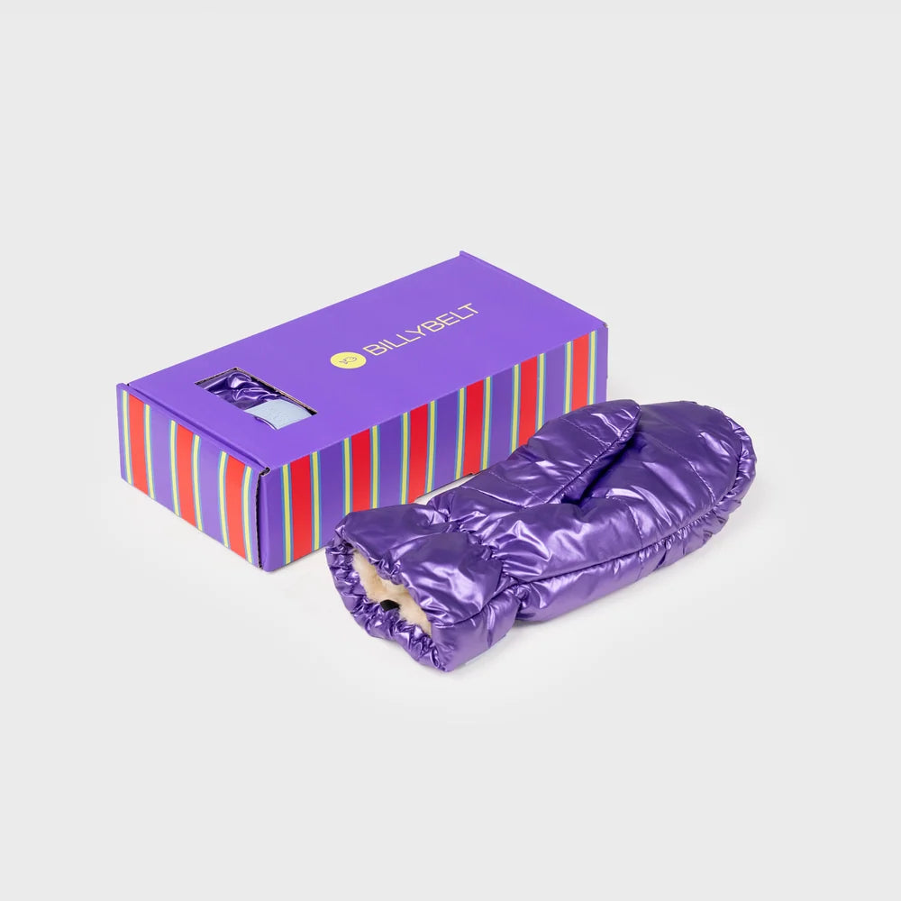 Moufles métalliques - Violet