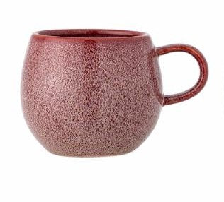 Mug rond en terre cuite Addison rose