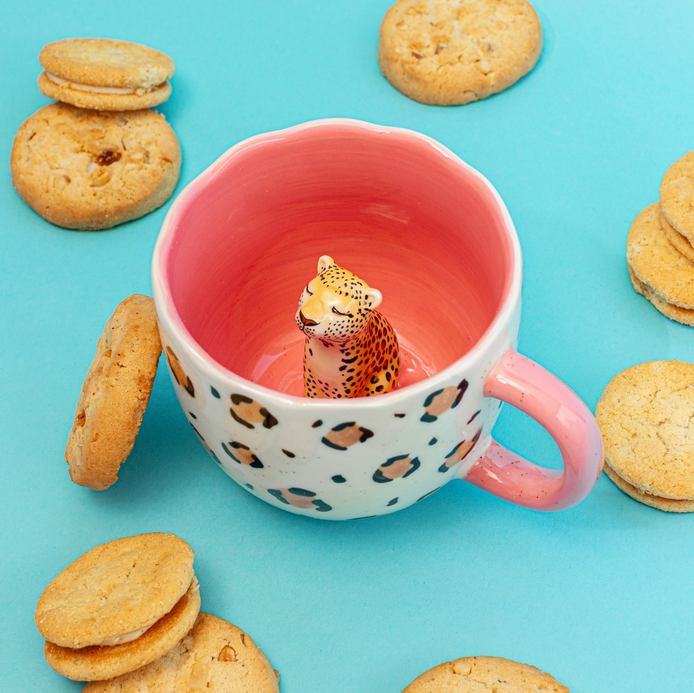 Mug surprise - Leopard — Sass and Belle , Lyon