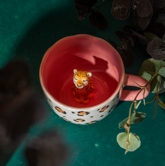 Mug surprise - Leopard — Sass and Belle , Lyon