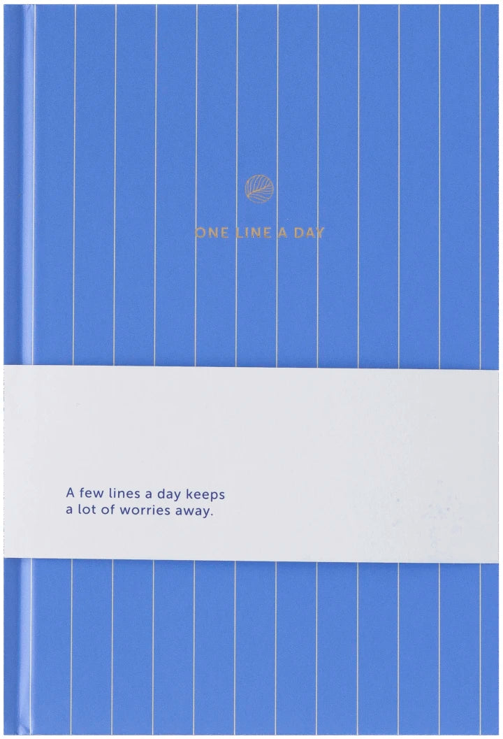 Journal Une ligne par jour - Lavender stripes — A-Journal , Lyon