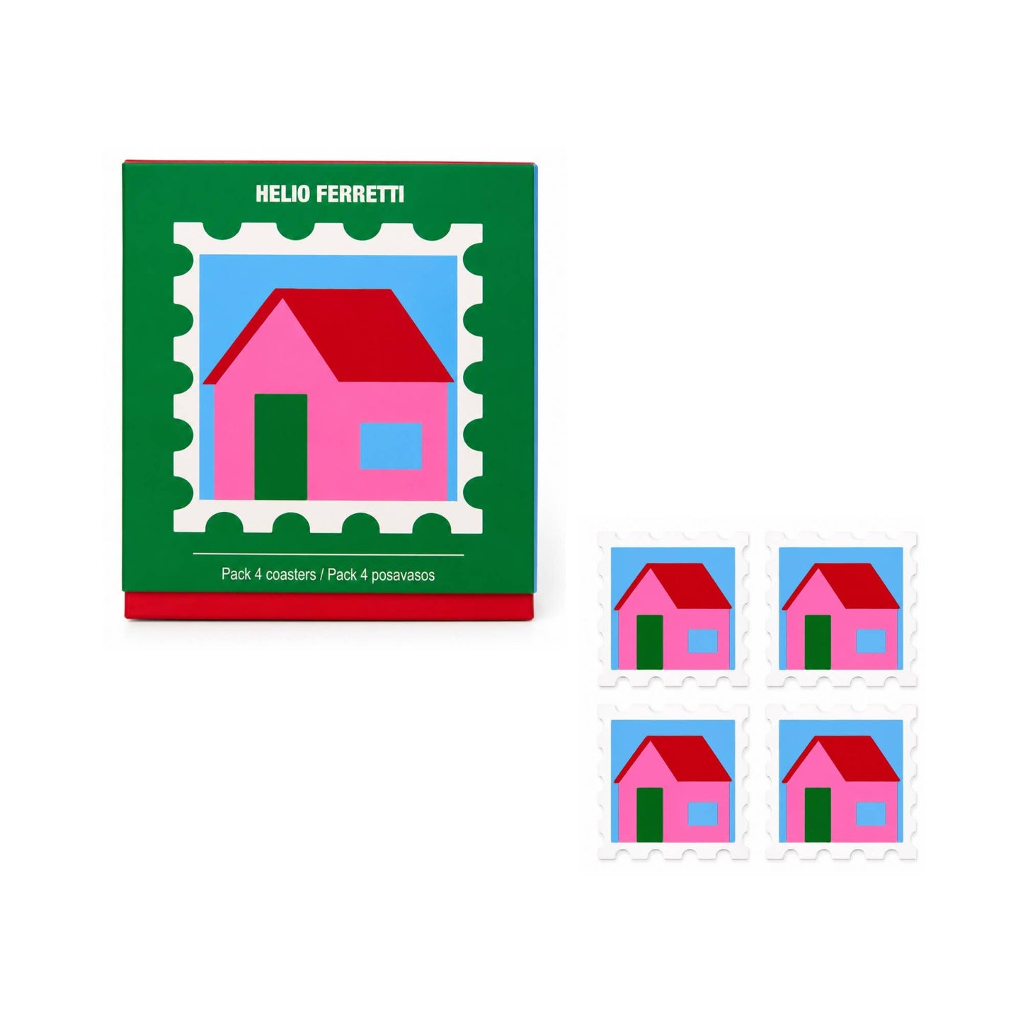 Lot de 4 sous-verres Casita