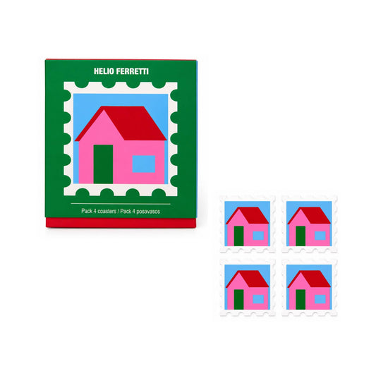 Lot de 4 sous-verres Casita