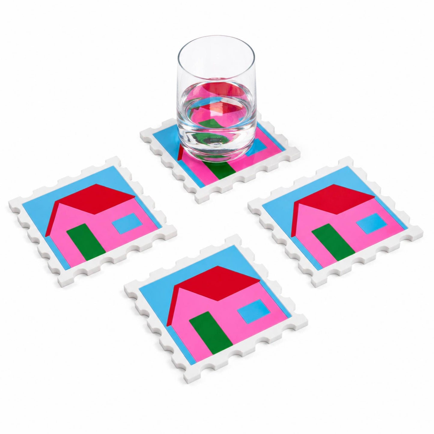Lot de 4 sous-verres Casita