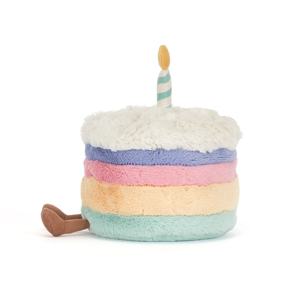 Peluche amuseables Birthday Rainbow cake