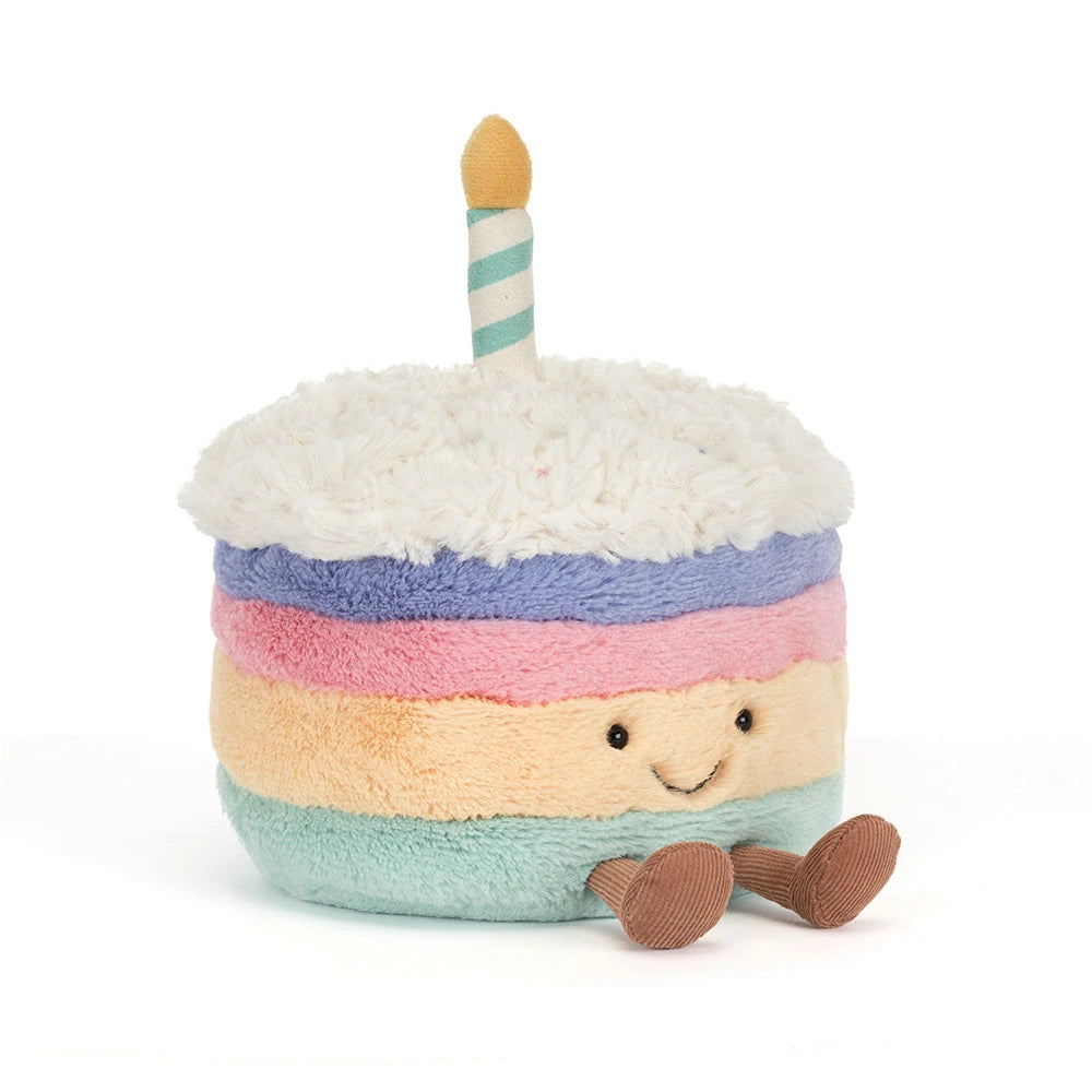Peluche amuseables Birthday Rainbow cake