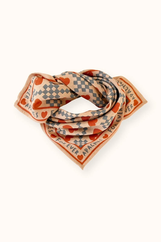 Small foulard Manika - Amor sand