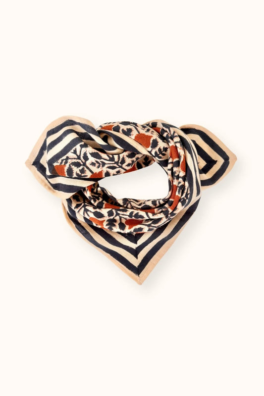 Small foulard Manika - Rosa macadamia