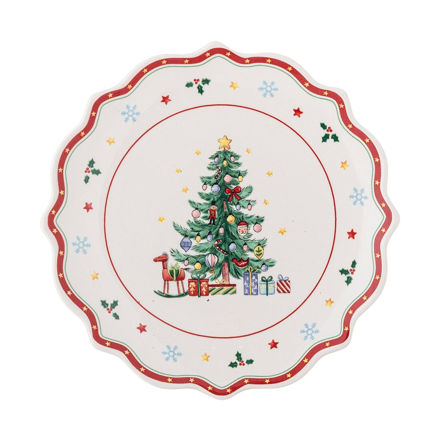 Assiette Naive - Rouge