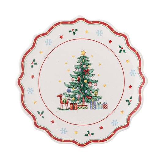 Assiette Naive - Rouge