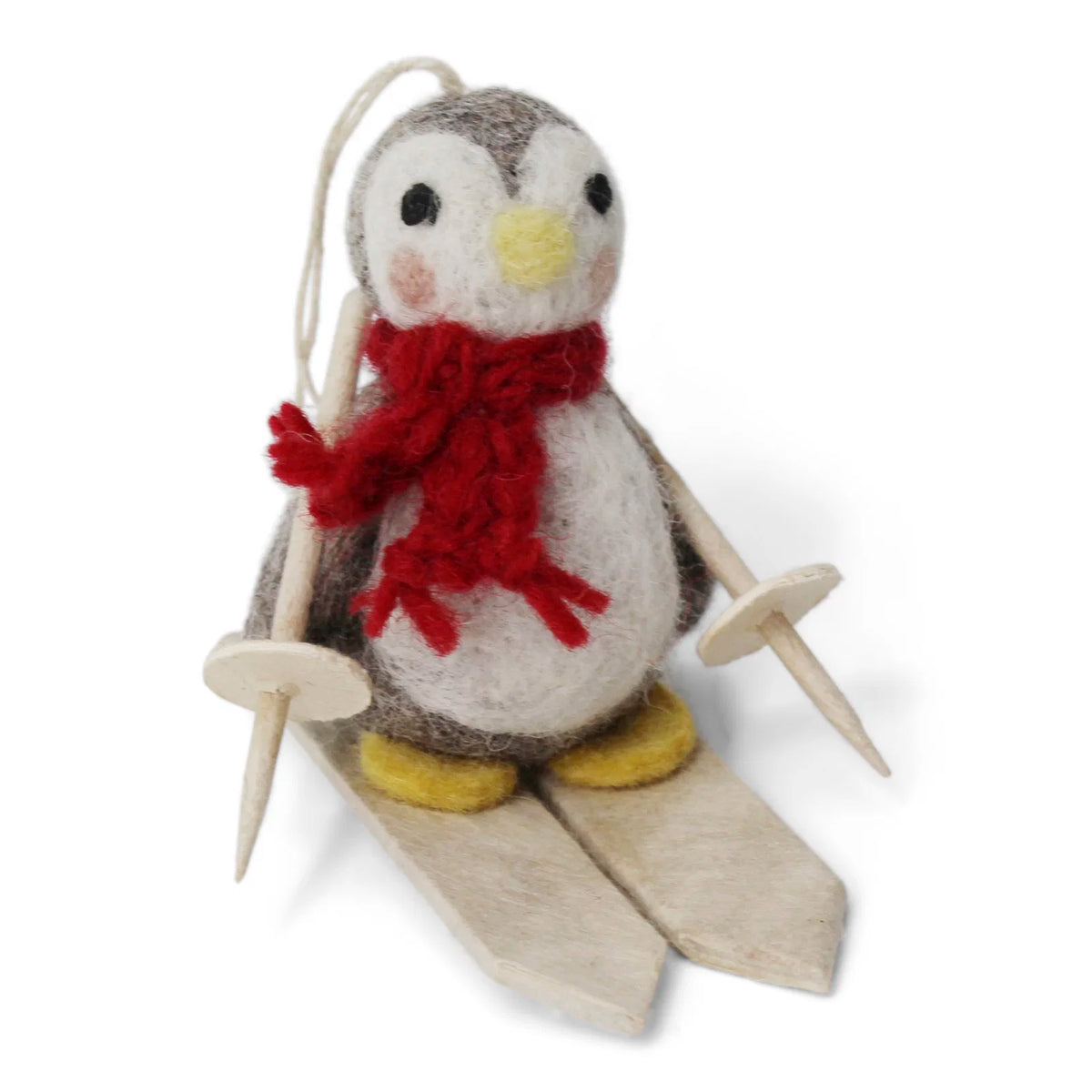 Pingouin sur ses skis