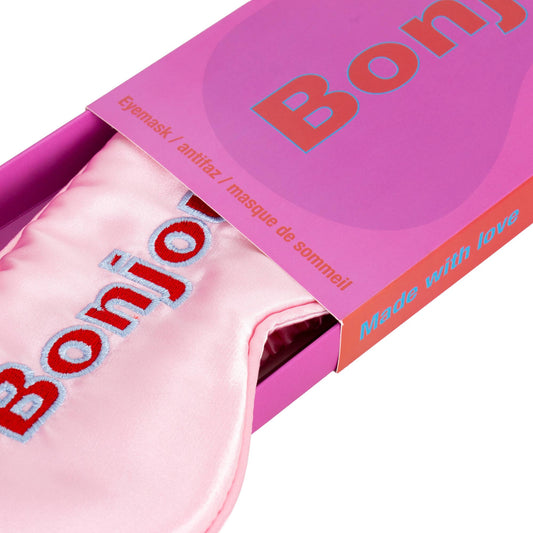 Masque de nuit - Bonjour rose