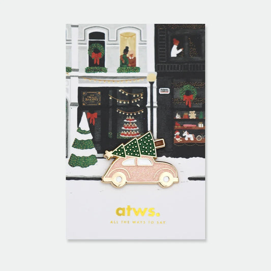 Pins Xmas car