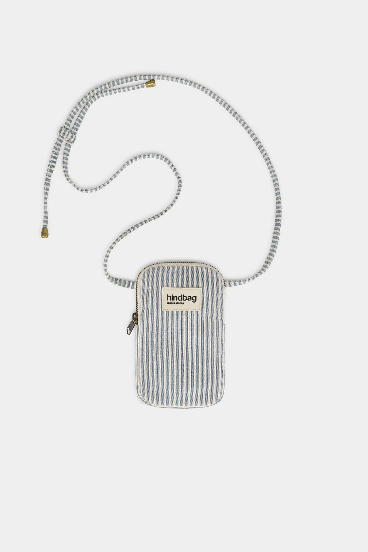Pochette pour téléphone Bill - Rayures bleu