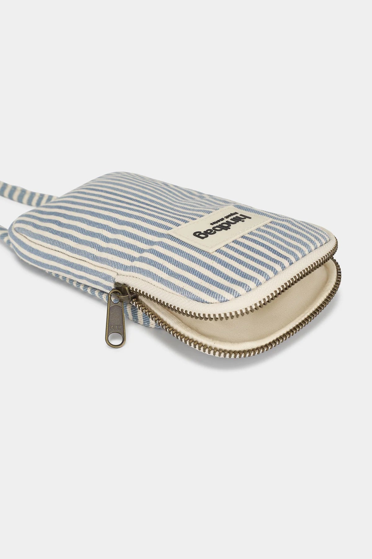 Pochette pour téléphone Bill - Rayures bleu