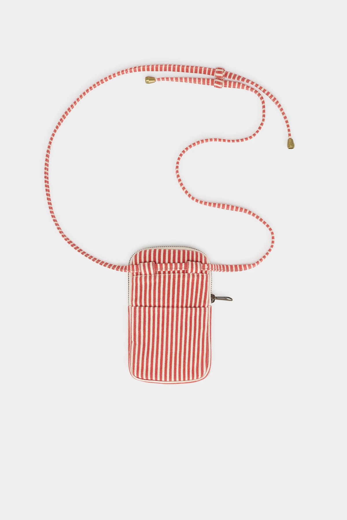 Pochette pour téléphone Bill - Rayures rouge