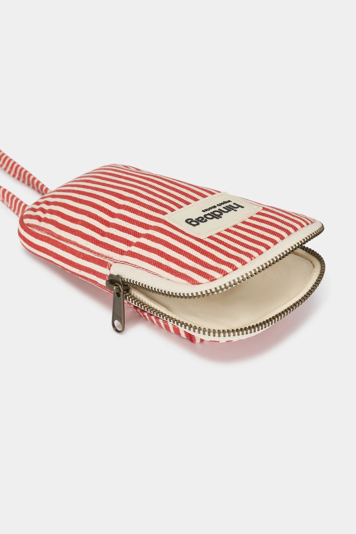 Pochette pour téléphone Bill - Rayures rouge