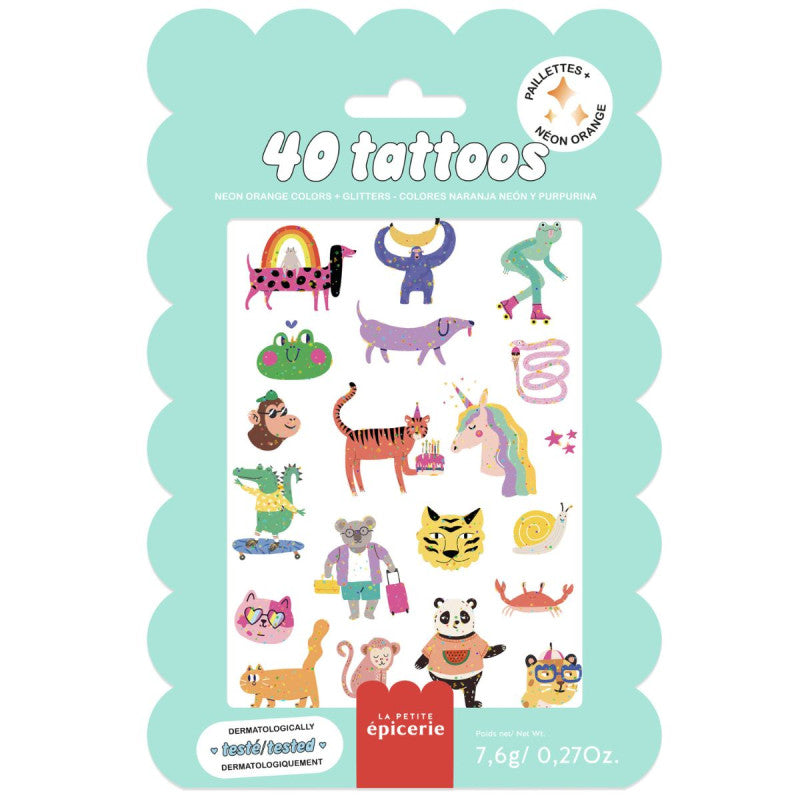 Pochette de tattoos - Cute animals — La petite épicerie , Lyon