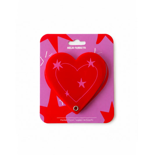 Miroir de poche - Coeur