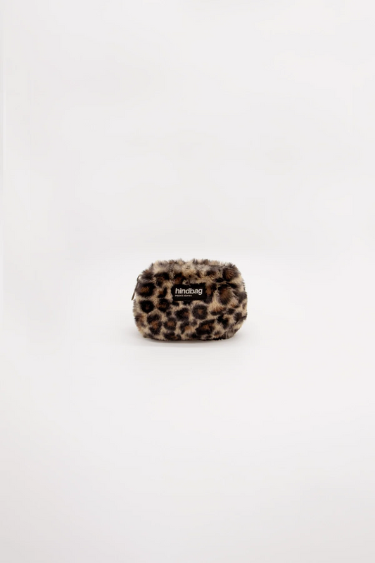 Porte-monnaie Lili - Fausse fourrure léopard — Hindbag , Lyon