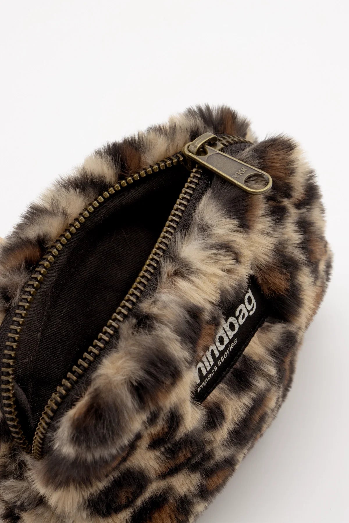 Porte-monnaie Lili - Fausse fourrure léopard — Hindbag , Lyon