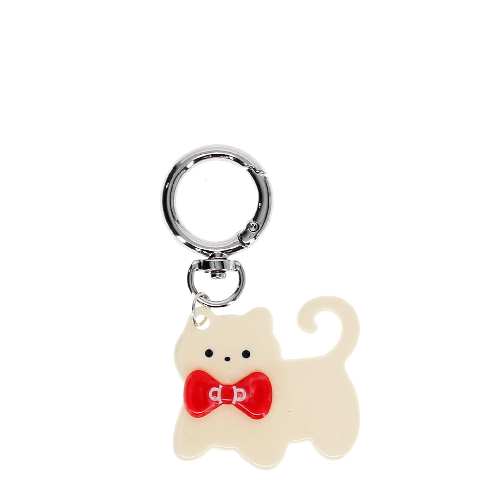 Porte-clés Chaton blanc
