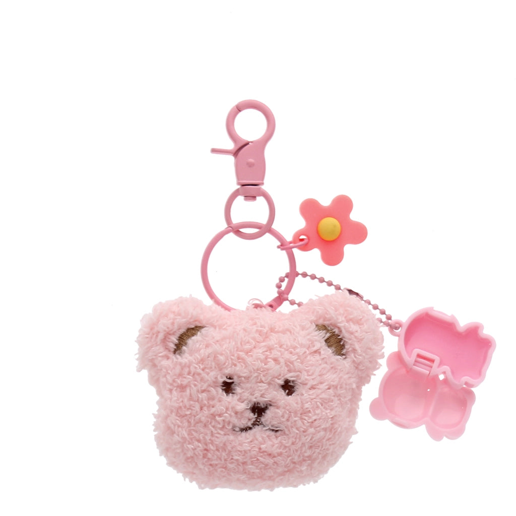 Bag charm avec gloss - Ours en peluche